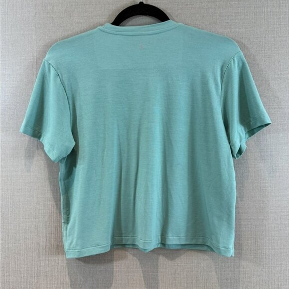 NOBULL Light Green Boxy Crop T-Shirt CrossFit Training Shirt - Picture 2 of 4